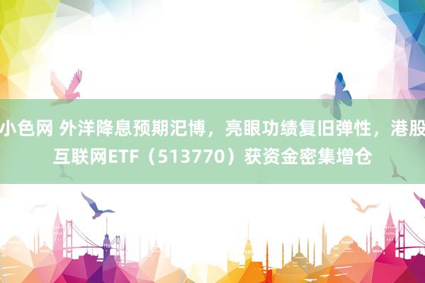   小色网 外洋降息预期汜博，亮眼功绩复旧弹性，港股互联网ETF（513770）获资金密集增仓
