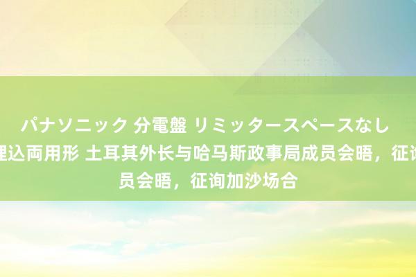   パナソニック 分電盤 リミッタースペースなし 露出・半埋込両用形 土耳其外长与哈马斯政事局成员会晤，征询加沙场合