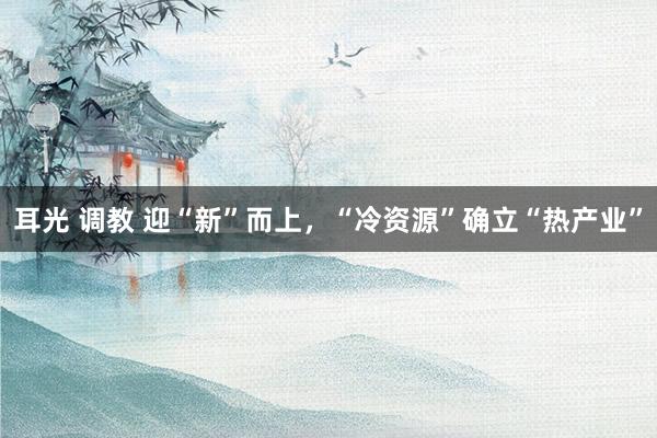   耳光 调教 迎“新”而上，“冷资源”确立“热产业”