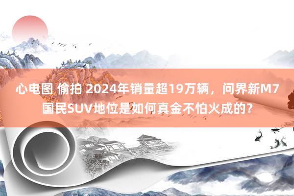   心电图 偷拍 2024年销量超19万辆，问界新M7国民SUV地位是如何真金不怕火成的？