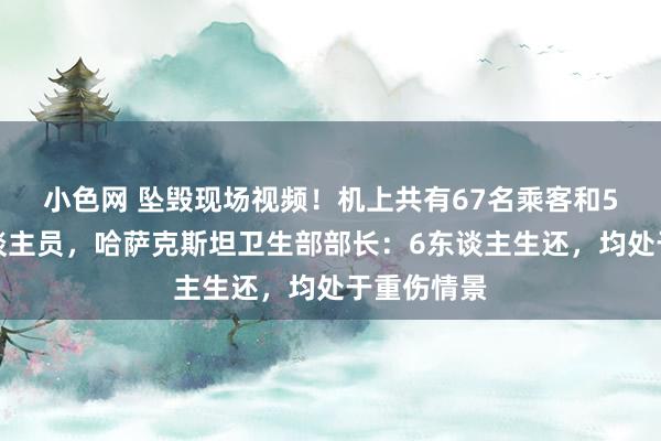   小色网 坠毁现场视频！机上共有67名乘客和5名机组东谈主员，哈萨克斯坦卫生部部长：6东谈主生还，均处于重伤情景