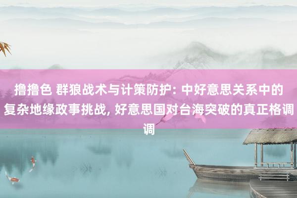   撸撸色 群狼战术与计策防护: 中好意思关系中的复杂地缘政事挑战, 好意思国对台海突破的真正格调