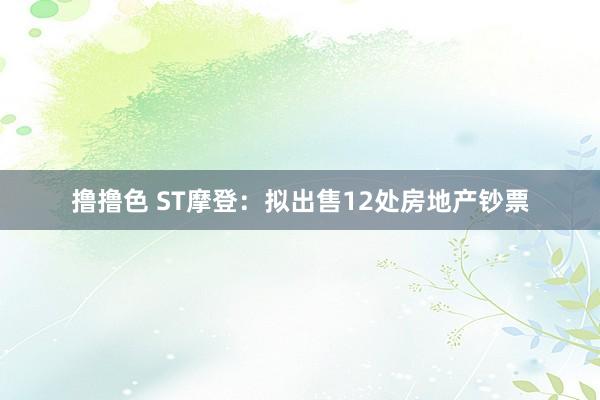   撸撸色 ST摩登：拟出售12处房地产钞票