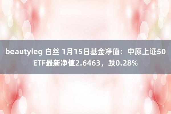  beautyleg 白丝 1月15日基金净值：中原上证50ETF最新净值2.6463，跌0.28%