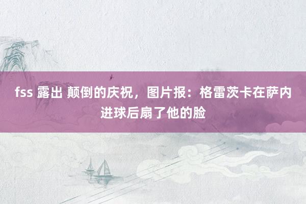   fss 露出 颠倒的庆祝，图片报：格雷茨卡在萨内进球后扇了他的脸