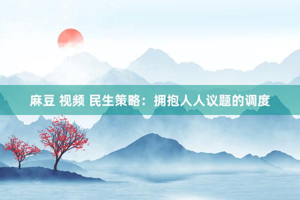   麻豆 视频 民生策略：拥抱人人议题的调度
